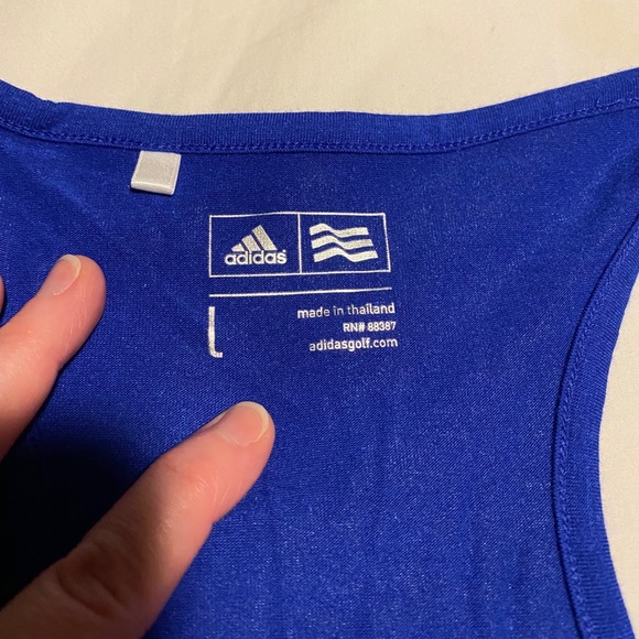 NWOT Adidas Golf Racerback Tank Top - Picture 4 of 9